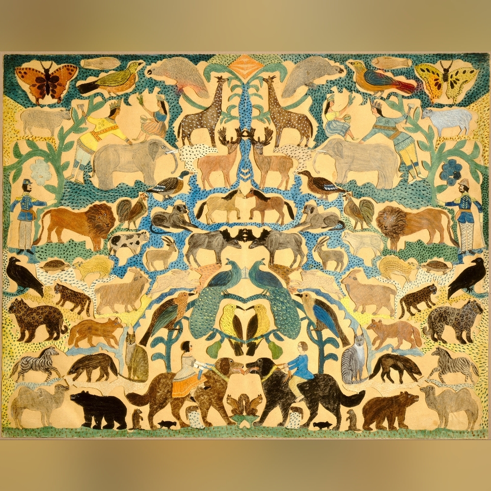 Animal Motif Wall Art Print